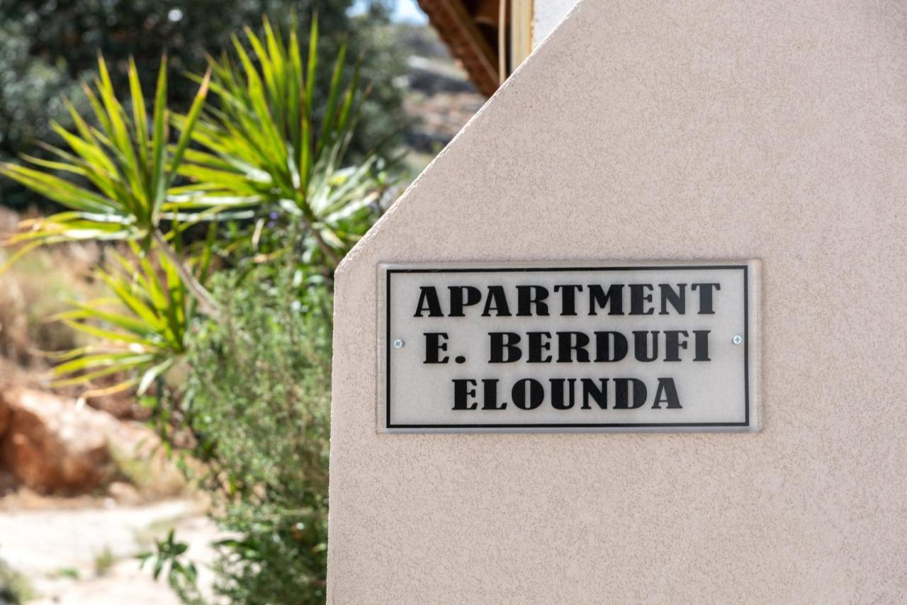 E.Berdufi Apartament Sea View Elounda Екстериор снимка