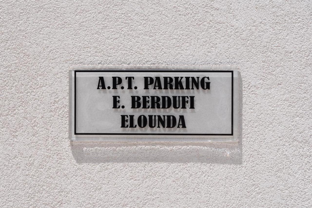 E.Berdufi Apartament Sea View Elounda Екстериор снимка